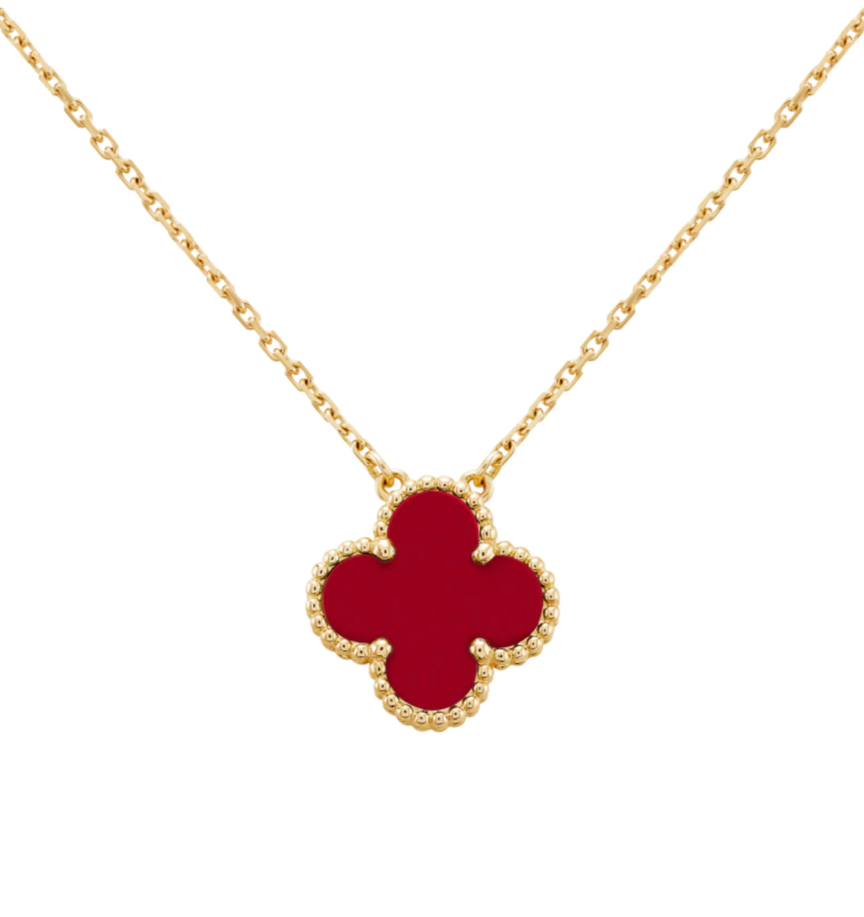 Gold and Red VC Inspired Necklace