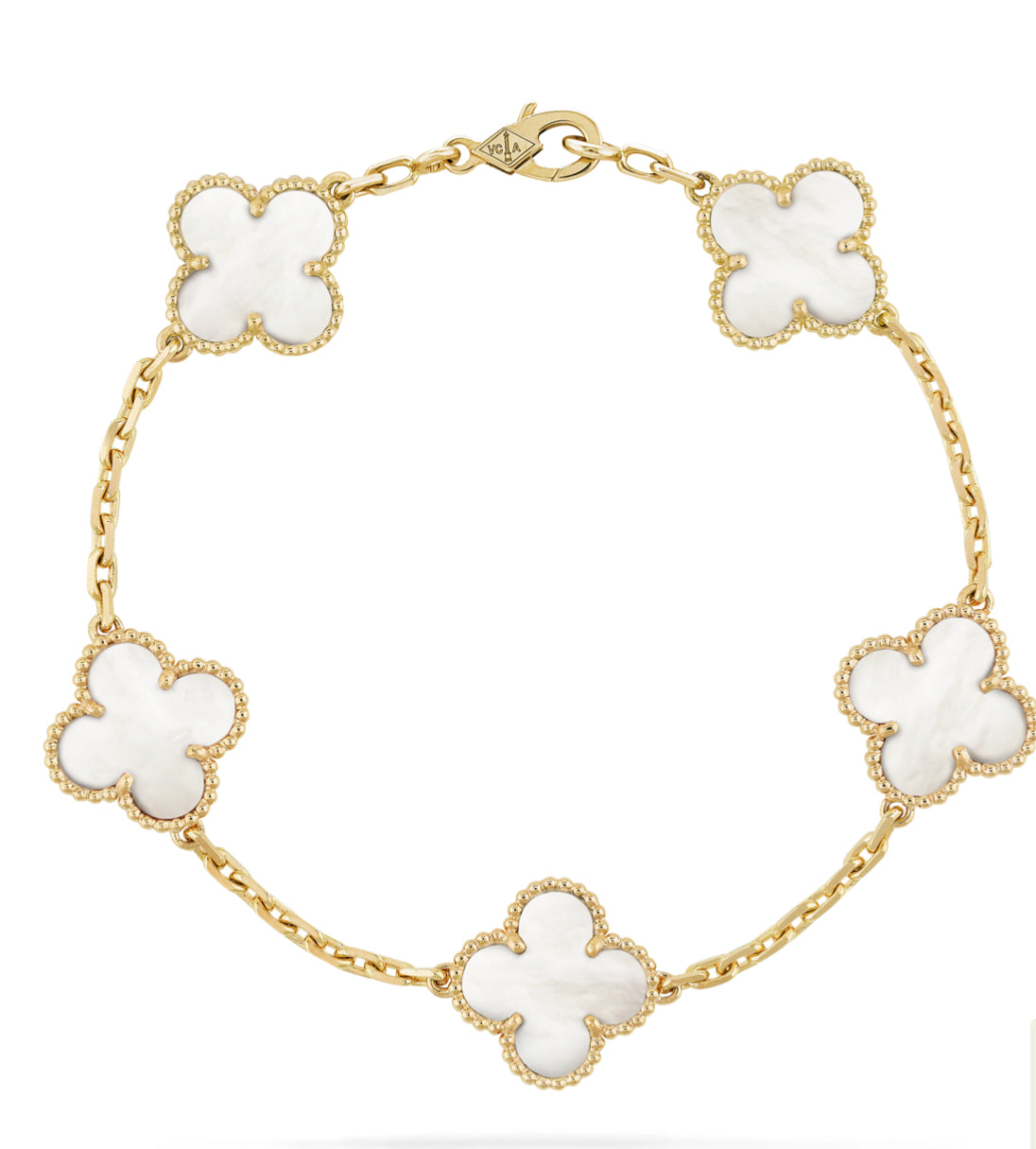 Gold and Pearl VC Inspired Bracelet