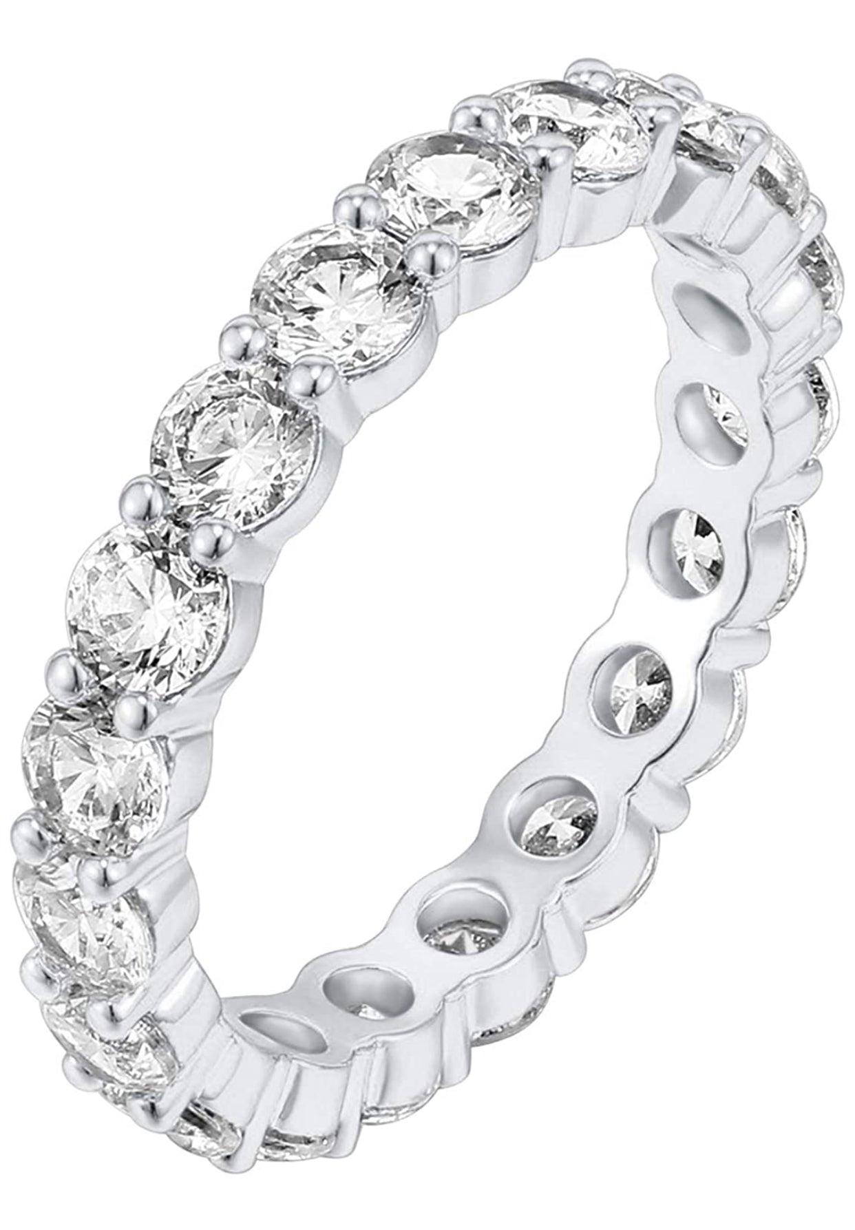 Silver Tennis Eternity Ring
