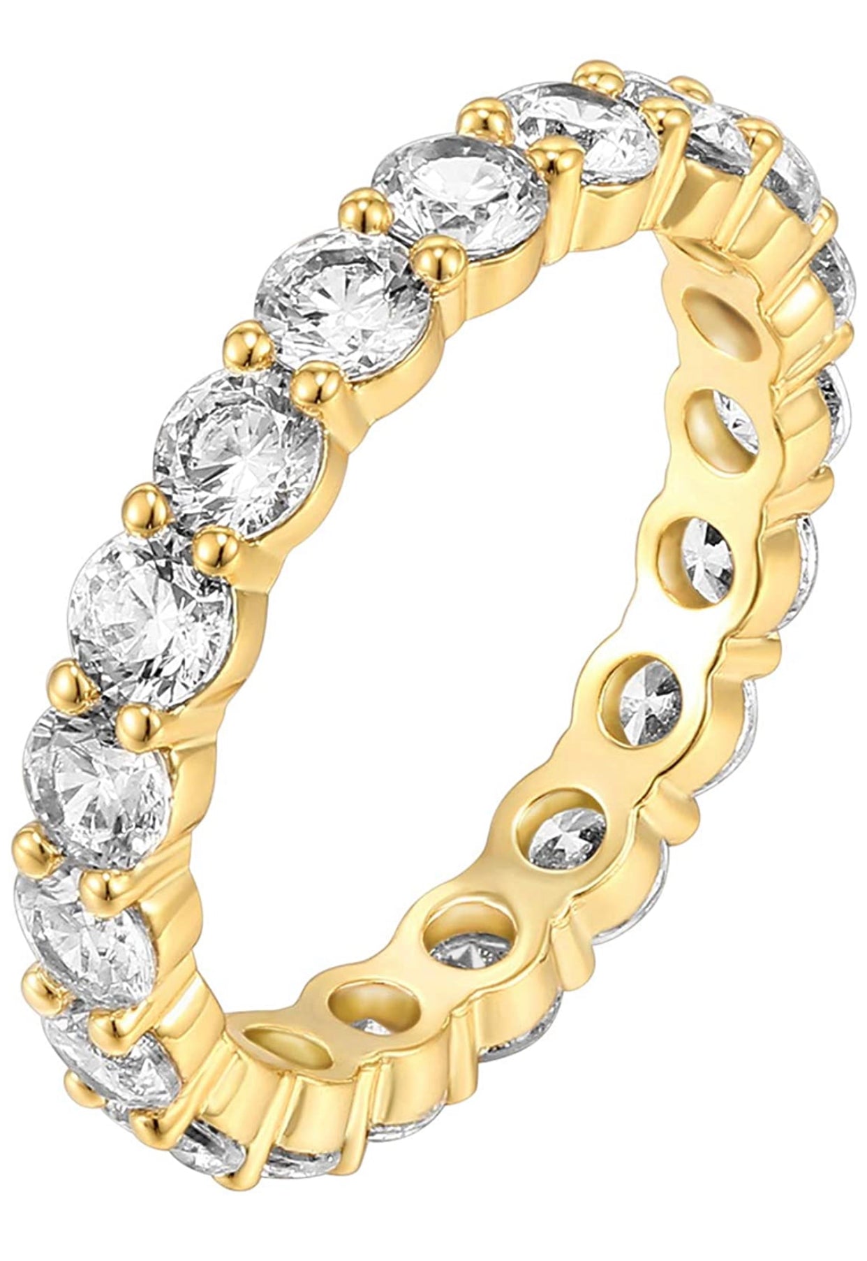Gold Tennis Eternity Ring