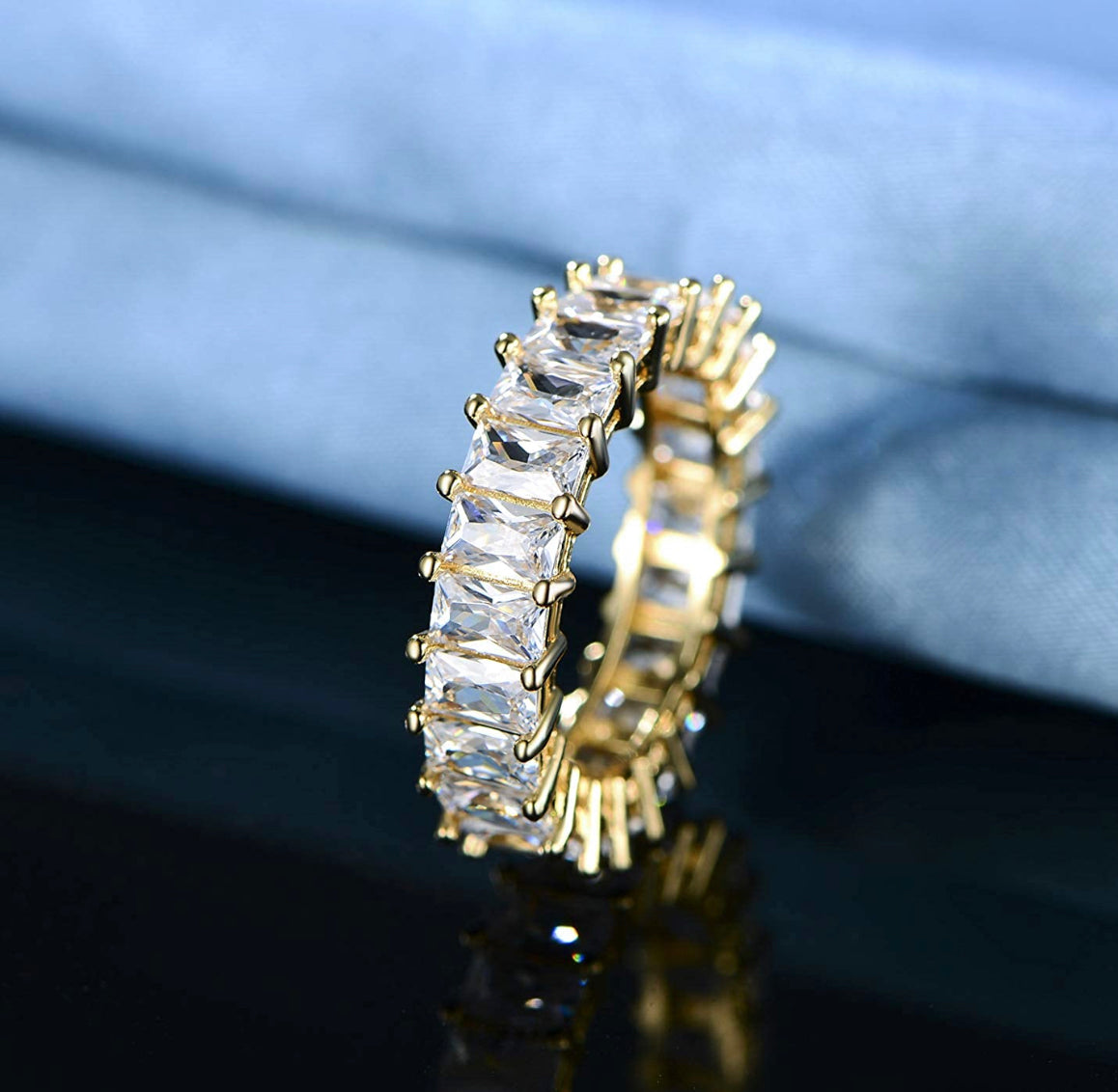 Gold Baguette Ring