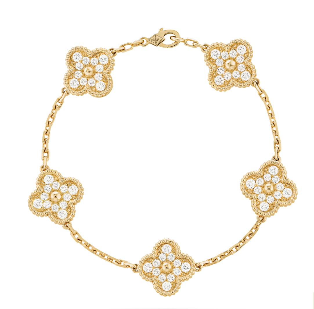 Gold Bust Down VC Inspired Bracelet