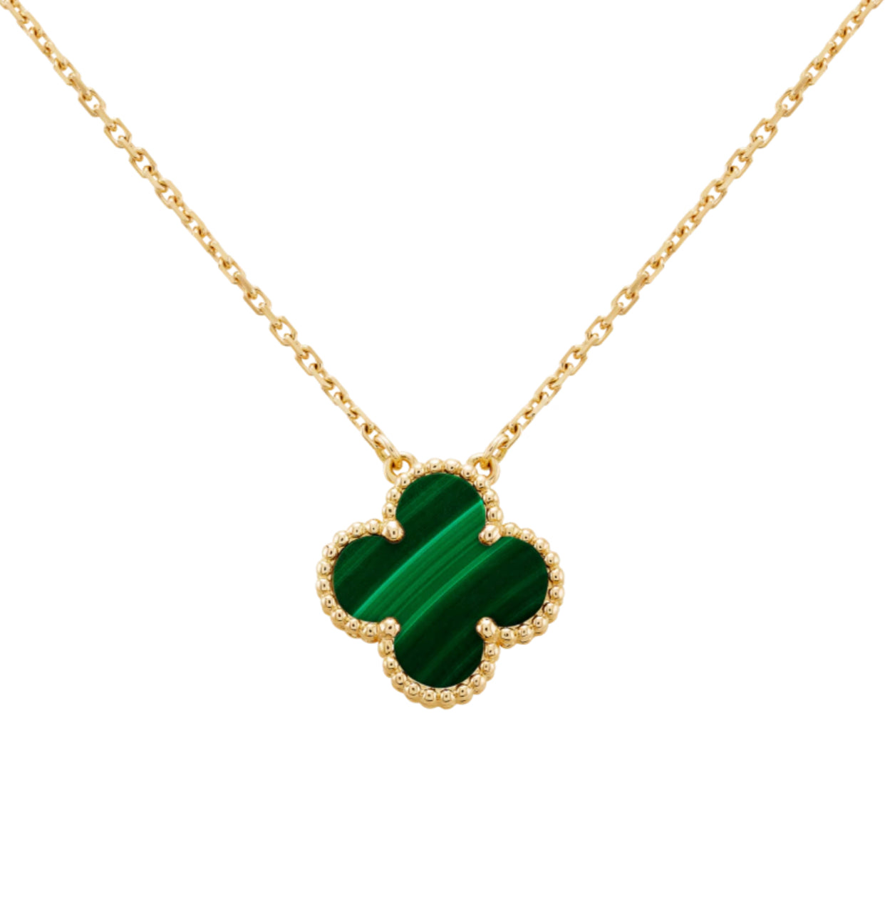 Gold and Green VC Inspired Necklace