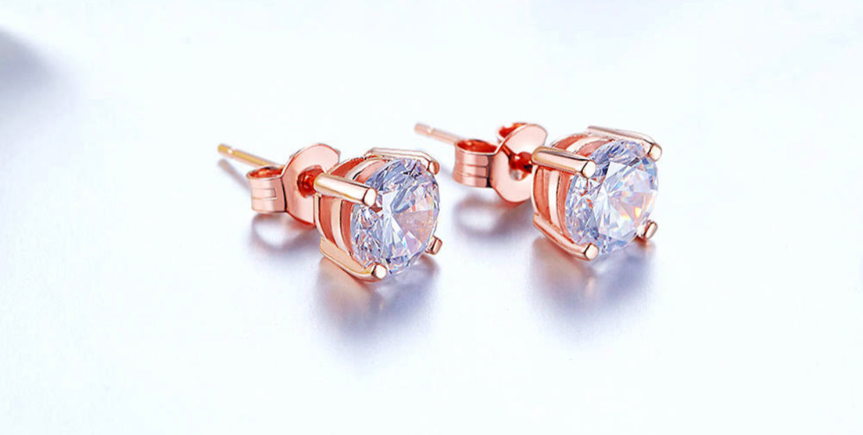 RoseGold Stud Earring