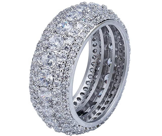 Silver Icy Eternity Ring