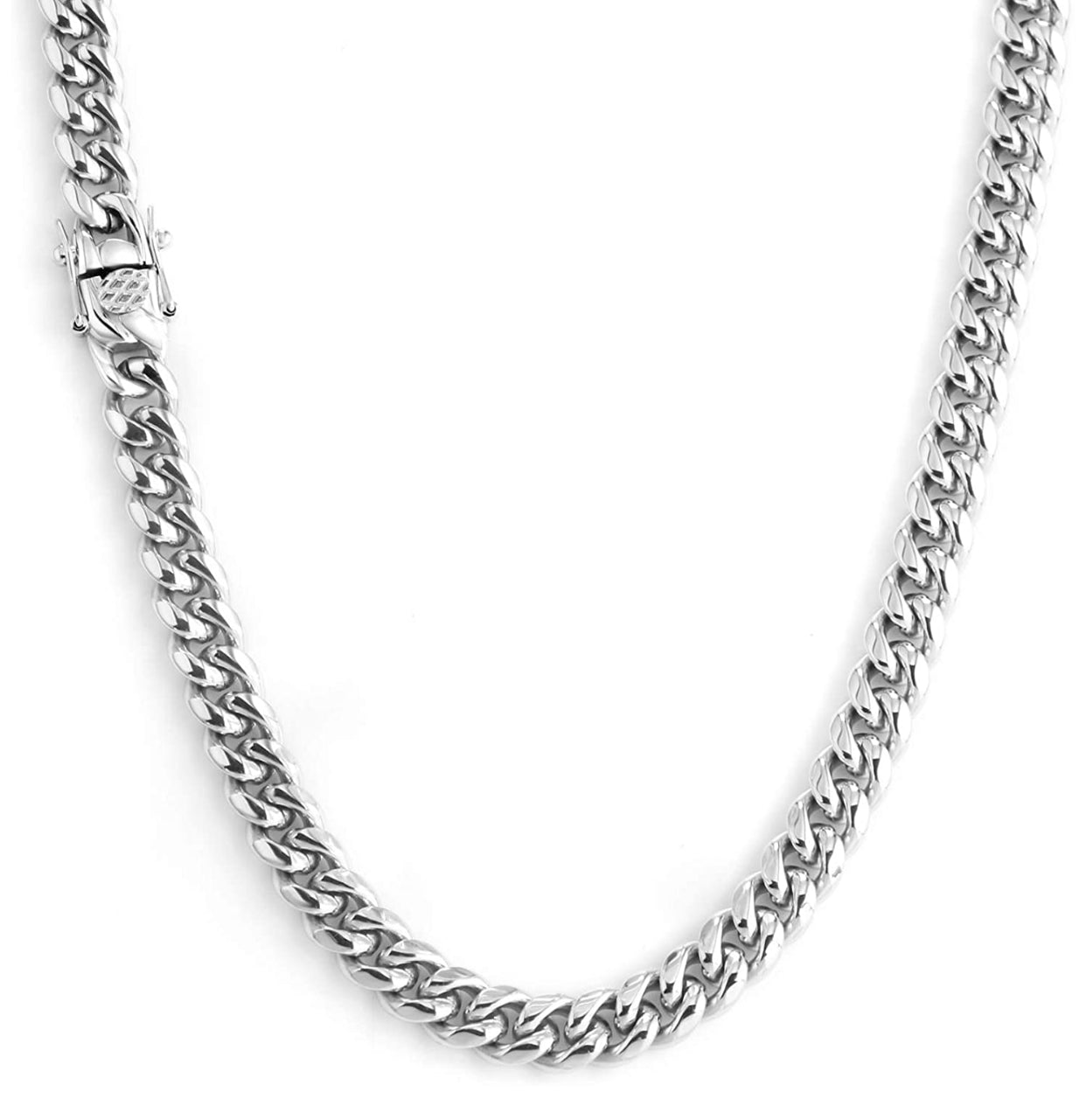 Silver Mini Miami Cuban Necklace