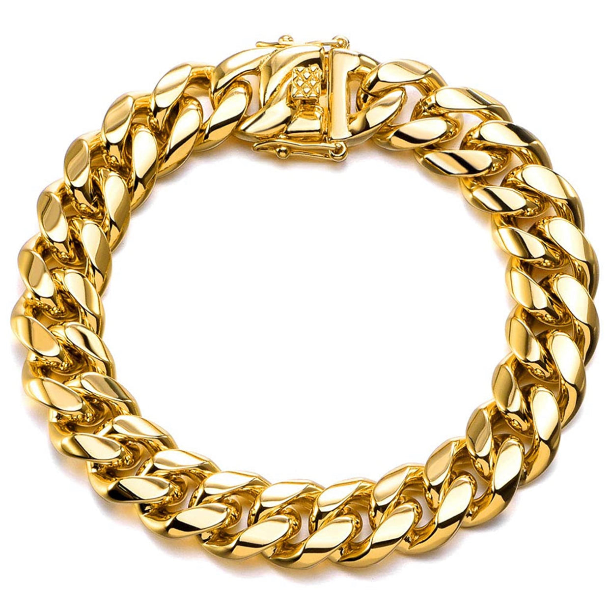 Gold Mini Miami Cuban Bracelet